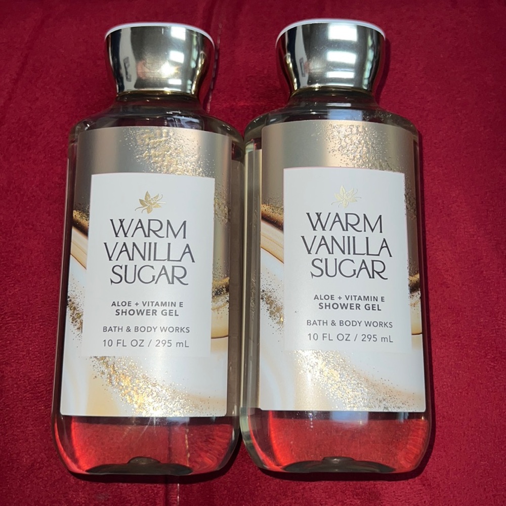 BBW 2pc Warm Vanilla Sugar Shower Gel